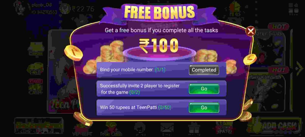 How to Add Cash in Teen Patti Lotus APK?